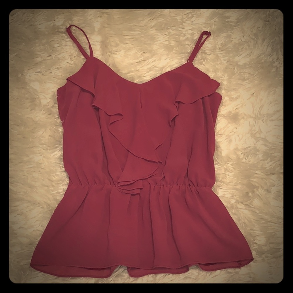 MM Couture, Ruffled chiffon peplum